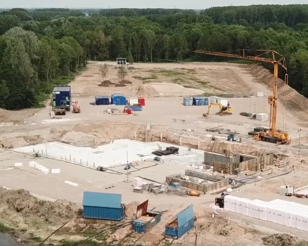 Thermen berendonck start bouw dronebeeld (1)